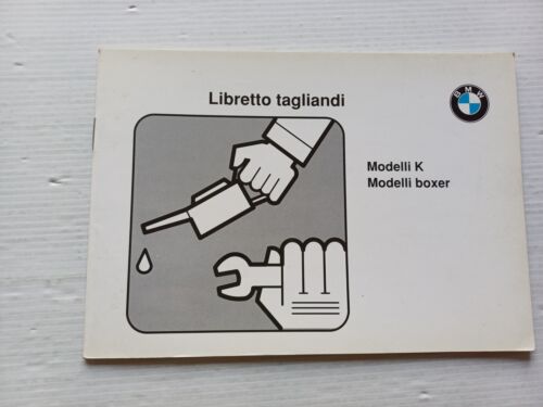 BMW serie K - serie Boxer libretto tagliandi 1989 USATO …