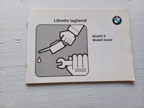 BMW serie K - serie Boxer libretto tagliandi 1991 USATO …