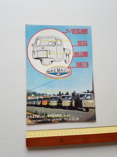 Bremach Motocarro ND3 Diesel depliant originale ITALIANO 3 wheeler brochure