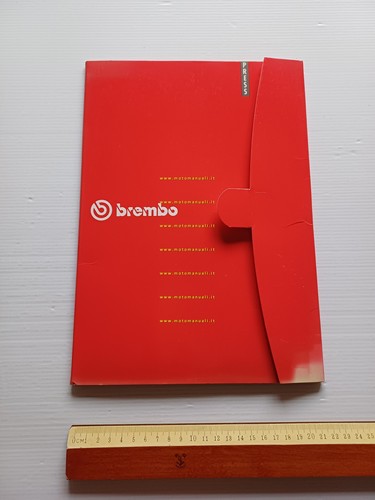 Brembo presentazione aziendale anni 2000 cartella stampa originale italiano