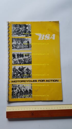 BSA catalogo produzione modelli 175-250-350-441-650 1968 depliant originale