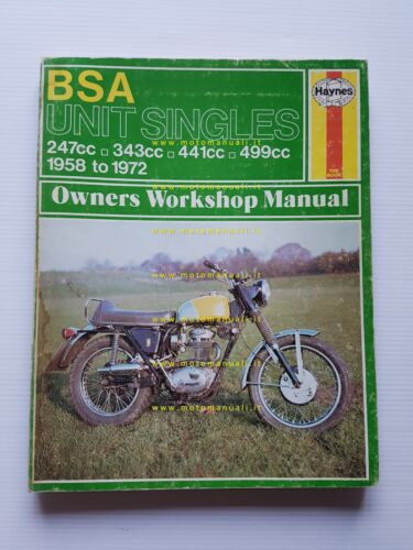 BSA tutti modelli 250 - 350 - 450 - 500 …