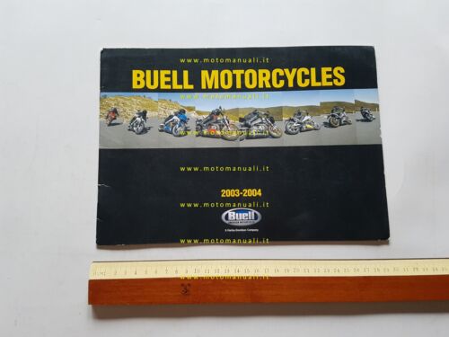 BUELL catalogo produzione moto modelli 2003-2004 depliant originale italiano
