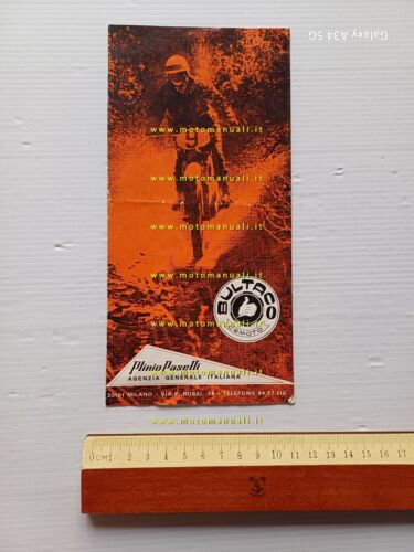 Bultaco produzione 1971 Pursang Alpina Montadero Sherpa depliant italiano