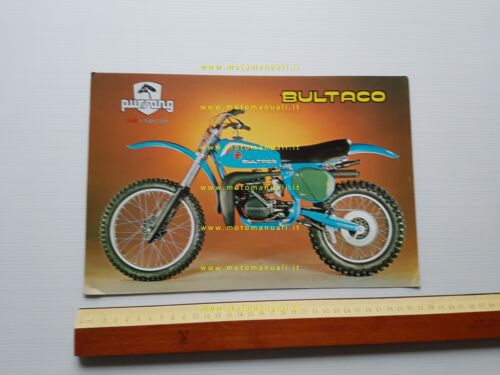 Bultaco Pursang 250-370 MK 11 cross 1977 depliant originale ITALIANO