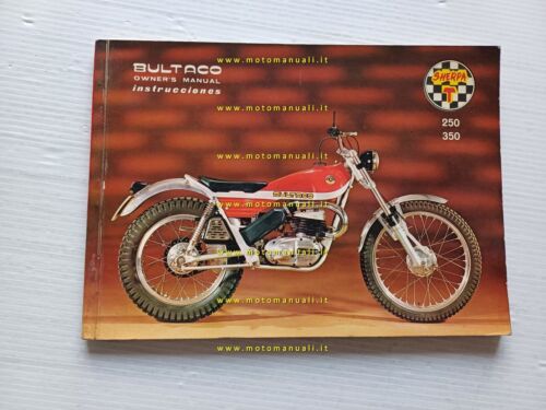 Bultaco Sherpa T 250 - T 350 1973 manuale uso …