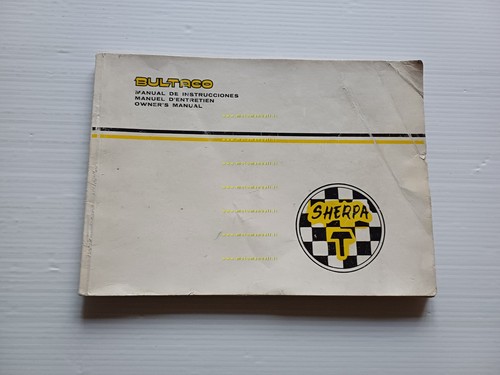 Bultaco Sherpa T 250 - T 350 1981 manuale uso …