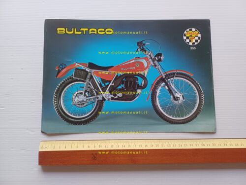 Bultaco Sherpa T 350 trial 1977 depliant spagnolo originale