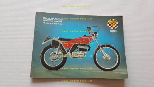 Bultaco Sherpa T 74 - 125 1977 manuale uso manutenzione …