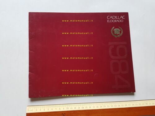 Cadillac Eldorado Biarritz Convertibile Coupè Touring '84 depliant originale USA