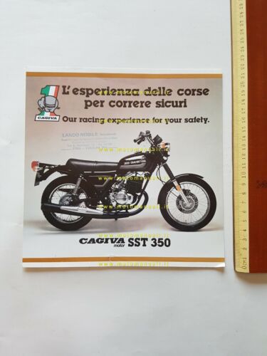 Cagiva - HD SST 350 1978 depliant originale brochure moto