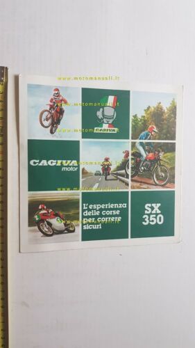 Cagiva - HD SX 350 1978 depliant originale brochure moto