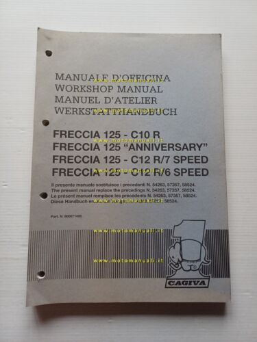 Cagiva 125 Freccia C10 - C12 R 1991 manuale officina …