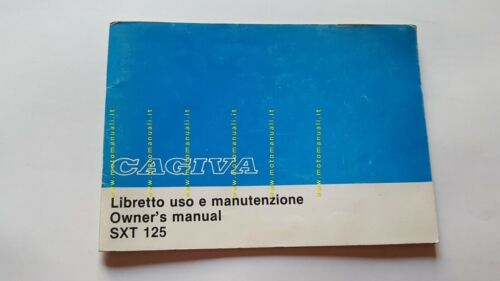 Cagiva 125 SXT 1982 manuale uso manutenzione originale owner's manual