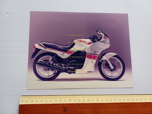 CAGIVA 350 Alazzurra 1985 foto cartella stampa originale no depliant