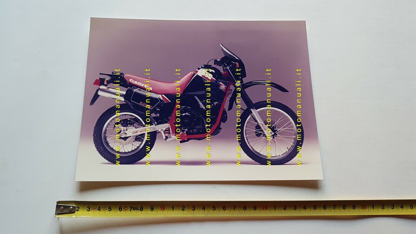 CAGIVA 650 Elefant Prototipo foto cartella stampa originale no depliant
