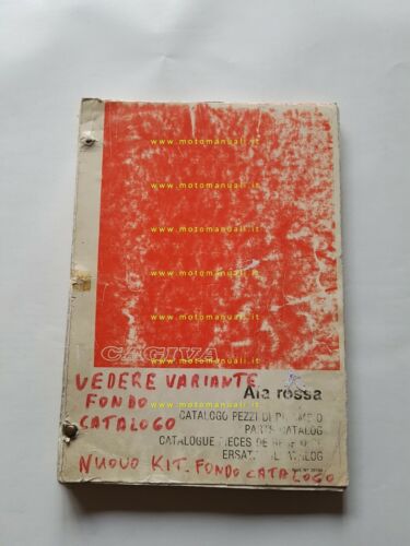 Cagiva Ala Rossa 350 catalogo ricambi originale moto parts catalogue