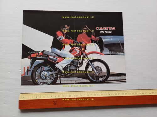 Cagiva Ala Rossa 350 depliant originale brochure