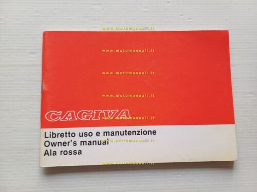 Cagiva Ala Rossa 350 manuale uso manutenzione libretto istruzioni originale