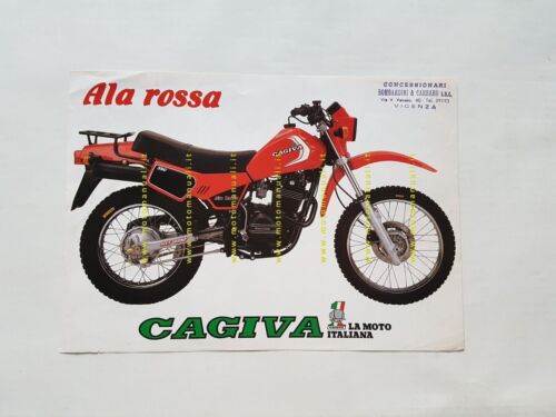 Cagiva Ala Rossa 350 + modelli 1984 depliant originale moto …