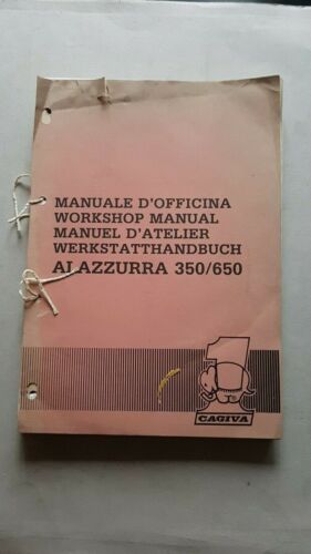 Cagiva Alazzurra 350 650 manuale officina originale workshop manual