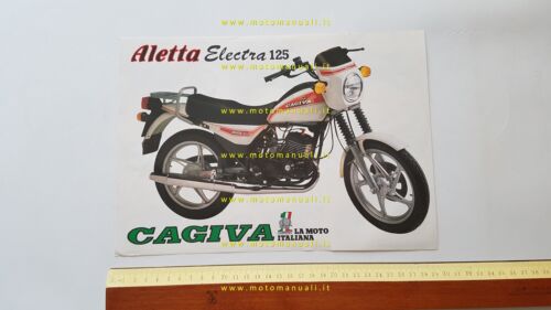 Cagiva Aletta Electra 125 + modelli 1984 depliant ITALIANO originale