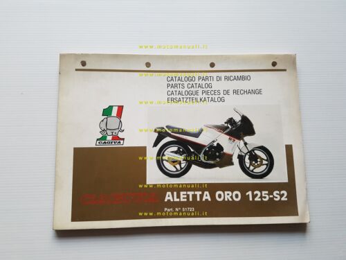 Cagiva Aletta Oro 125 S2 1986 catalogo ricambi originale