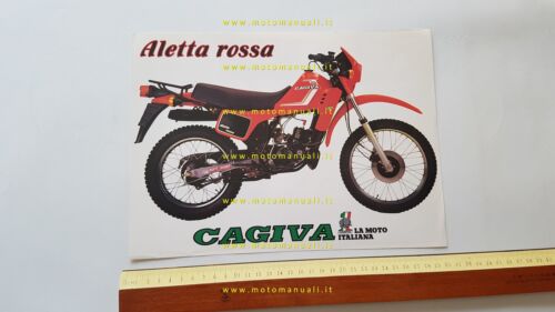 Cagiva Aletta Rossa 125 1983 depliant ITALIANO originale