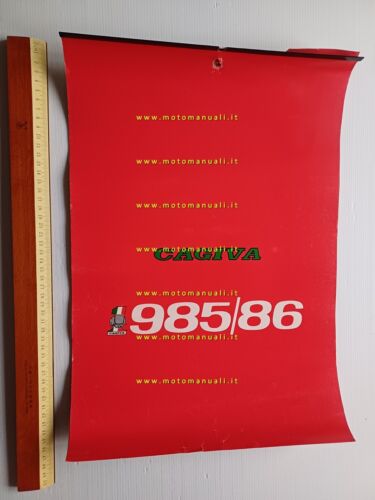 CAGIVA calendario 1985-86 originale no cartello tabella