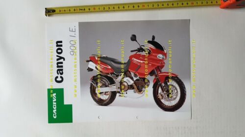 Cagiva Canyon 900 IE 1998 depliant originale brochure