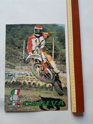 Cagiva Catalogo Produzione modelli 1981 depliant originale Italiano brochure