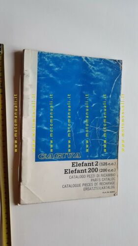 Cagiva Elefant 2 125 \ 200 1985 catalogo ricambi ORIGINALE …
