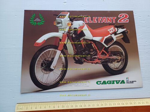 Cagiva Elefant 2 125 Enduro depliant Italiano originale moto