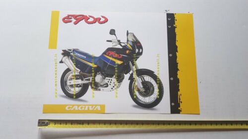 Cagiva Elefant 900 Enduro 1994 depliant originale Italiano moto brochure