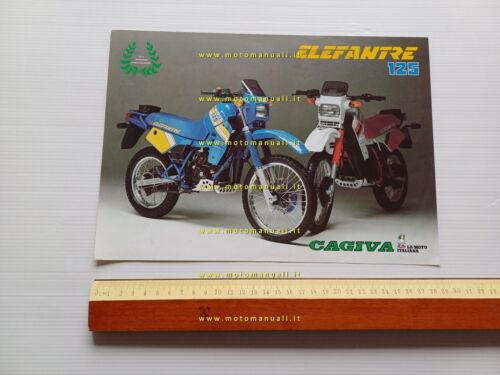 Cagiva Elefantre 125 depliant originale Italiano