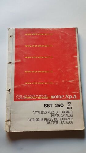 CAGIVA-HD SST 250 1976-78 catalogo ricambi originale moto spare parts …