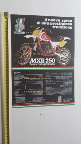 Cagiva MXR 250 Cross - RX 250 Enduro 1980 depliant …