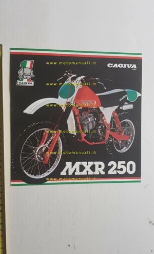 Cagiva MXR 250 Cross 1979 depliant originale brochure moto