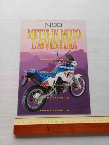 Cagiva N90 125 Enduro 1990 depliant originale italiano