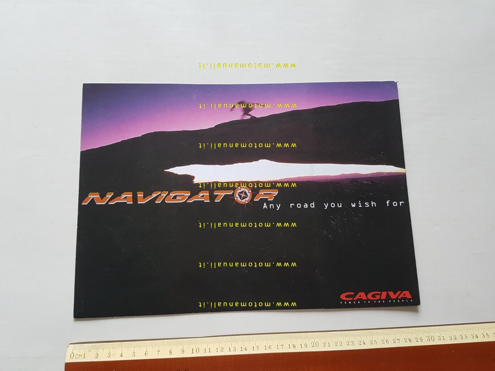 Cagiva NAVIGATOR 1000 2001 depliant originale ITALIANO INGLESE ENGLISH