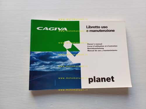 Cagiva Planet 125 1997 manuale uso manutenzione libretto istruzioni originale