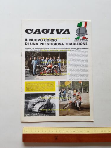 Cagiva presentazione aziendale gamma modelli 1978 depliant ITALIANO originale