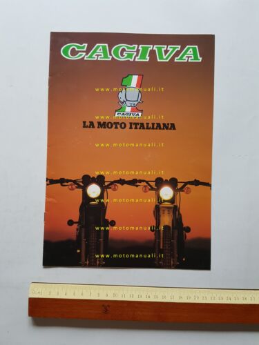 Cagiva produzione modelli 1985 depliant originale italiano
