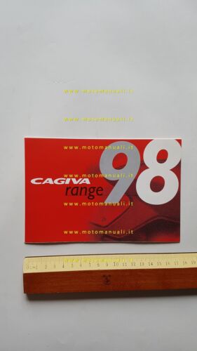 Cagiva produzione modelli 1998 depliant originale italiano