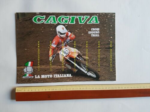 Cagiva produzione modelli Cross - Enduro 1983 depliant originale brochure …