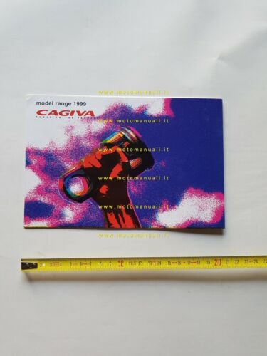 CAGIVA produzione modelli moto 1999 depliant ITALIANO originale brochure