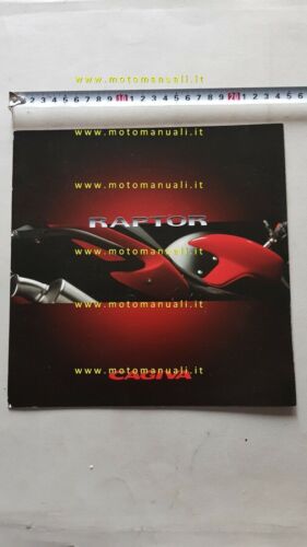 Cagiva Raptor 1000 depliant moto originale motorcycle brochure