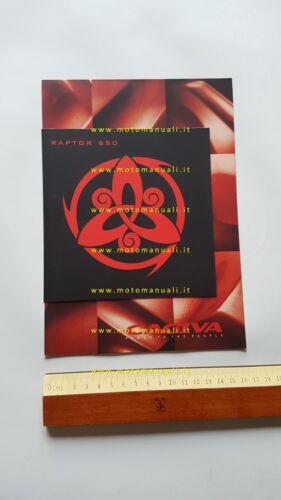 Cagiva Raptor 650 depliant originale italiano