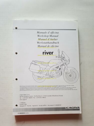 CAGIVA River 500 1999 manuale officina originale WORKSHOP MANUAL