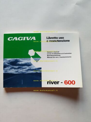 CAGIVA River 600 1995 manuale uso manutenzione libretto moto ITALIANO …